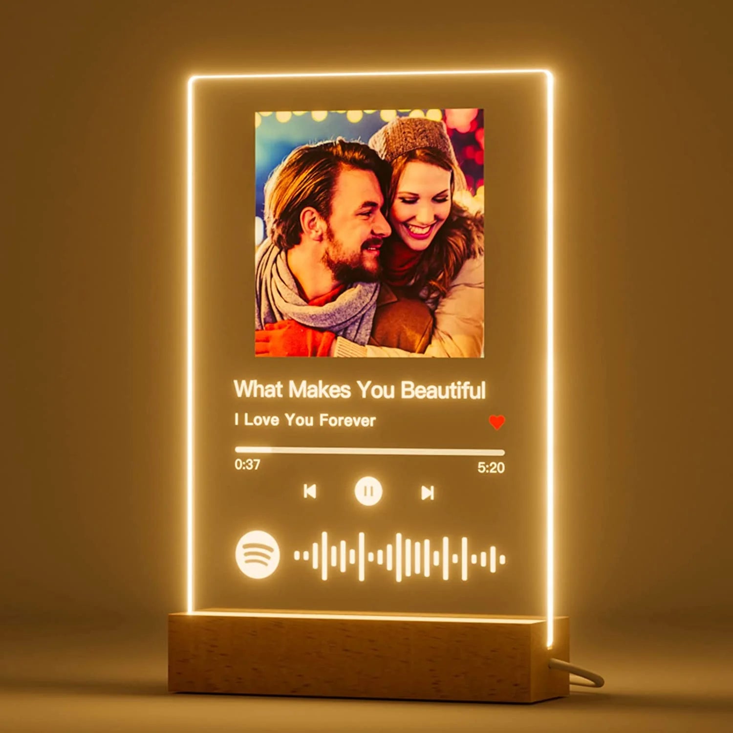 Customizable Spotify Photo Music Plaque Night Light *Best Seller*